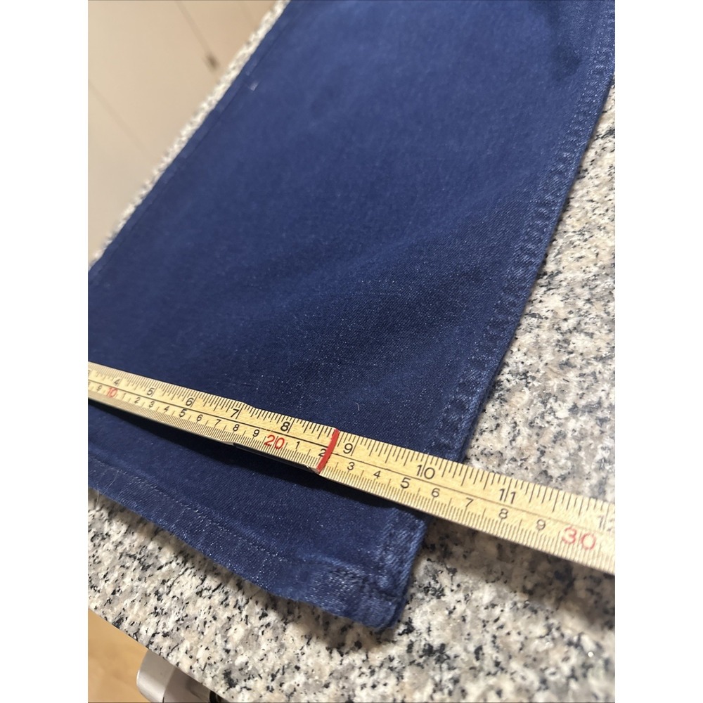 Old Navy Jeans Womens Sz 12 Wow Wide Leg River Dark Blue Wash High Rise Stretch - Picture 8 of 13